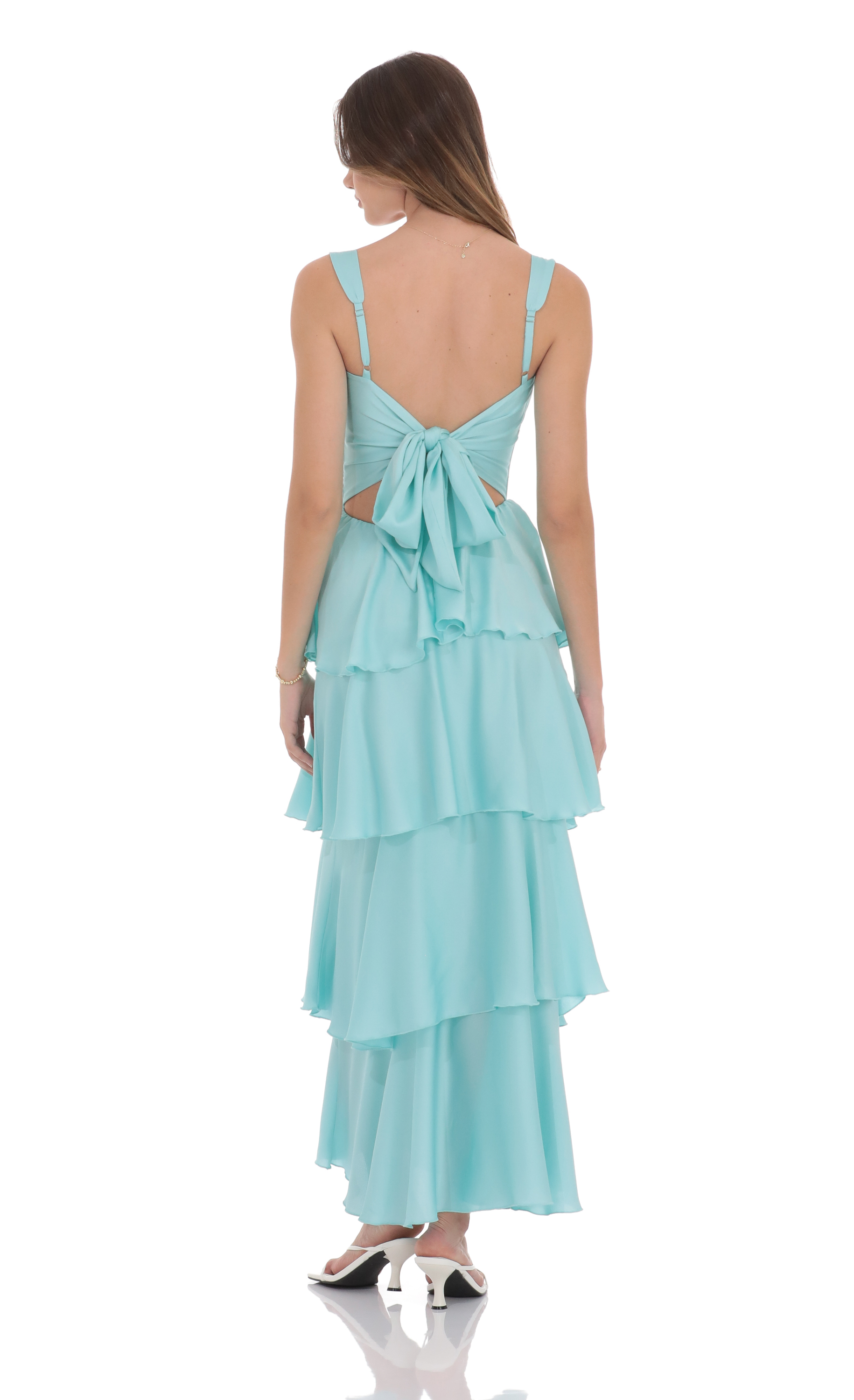 chinese dress ladies Ottavia Ruffle Dress – AMUR main image 0