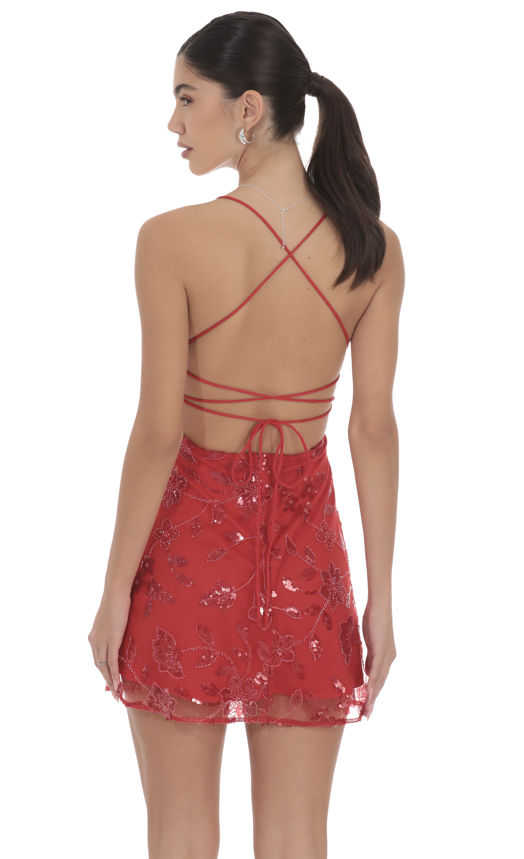 princess polly baby blue dress CAICJ98 Formal Dresses For Women Wedding Guest Women's Satin Slip Dress  Cowl Neck Backless Ruched Bodycon Club Midi Dresses Red,M