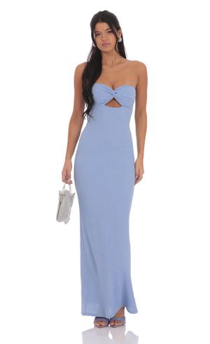 blue jumpsuit dress Pretty Perfect Powder Blue Maternity Ruched Mesh Bardot Maxi Dress – Club L  London