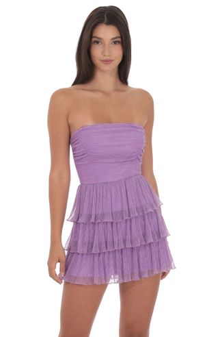 Search Results For Purple Strapless Summer Dresses under $50
