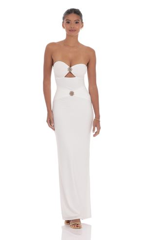 Search Results For White Tight Maxi Dresses under $100