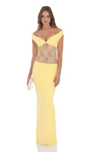 Search Results For Yellow Lace Maxi Dresses