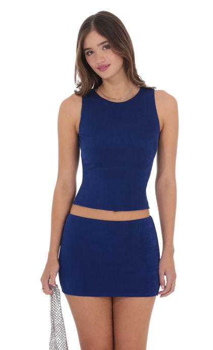 Two Piece Set in Blue | LUCY IN THE SKY