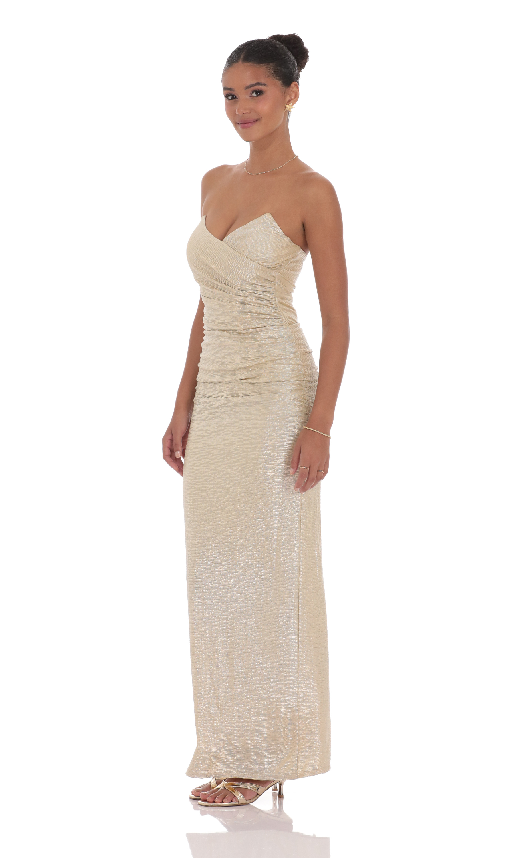 natasha pointed corset maxi dress Meshki Natasha Pointed Corset Gown by Meshki