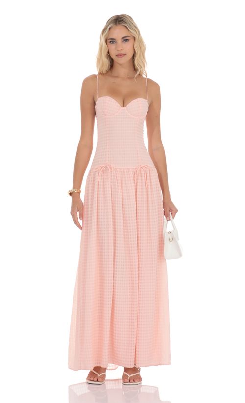 Pleated Shimmer Two Piece Set in Pink | LUCY IN THE SKY