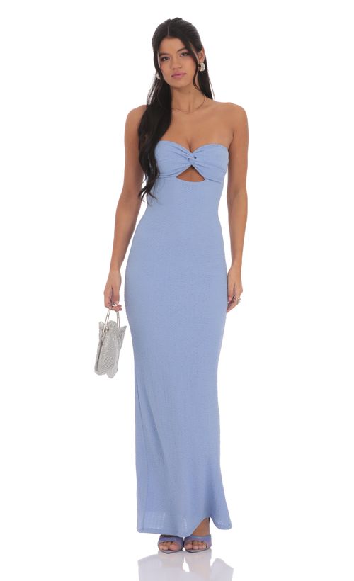 ella cutout maxi dress MOON RIVER Cutout Tiered Halter Maxi Dress in Fuchsia