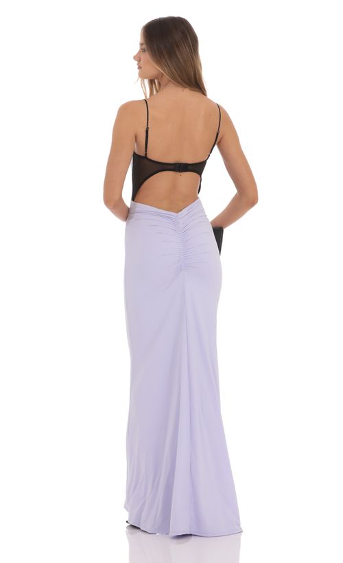 revolve black backless dress Violet Allure Sequin Open-Back Gown – Chic Glam Closet main image 0