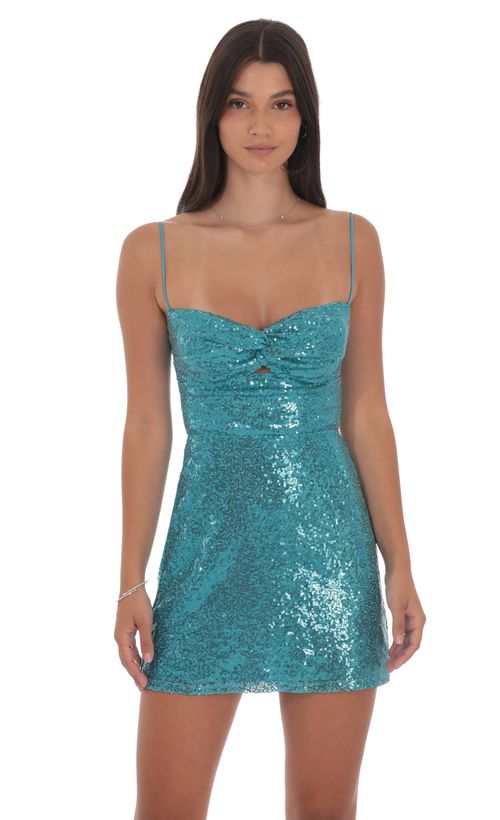 sachin and babi light blue dress Lucy in the Sky Homecoming Dress Size L Never worn main image 0