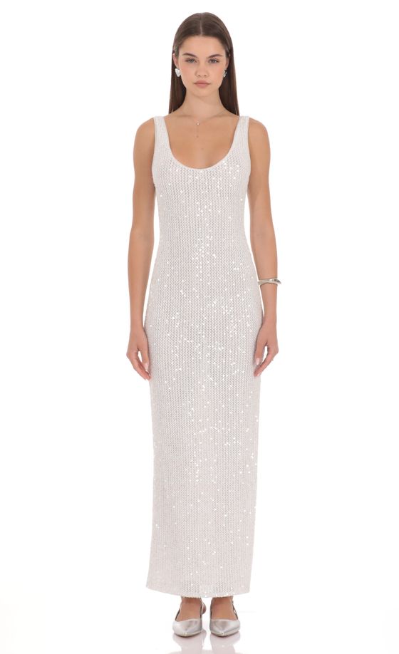 Audrey Sequin Maxi Dress