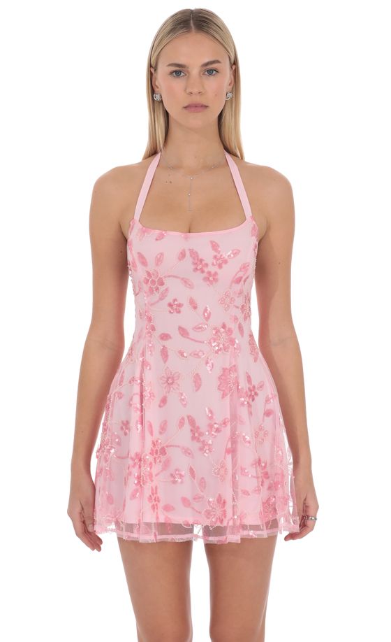 Palmera Embellished Mini Dress