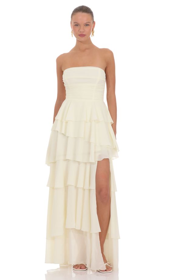 Stella Maxi Dress in Cream