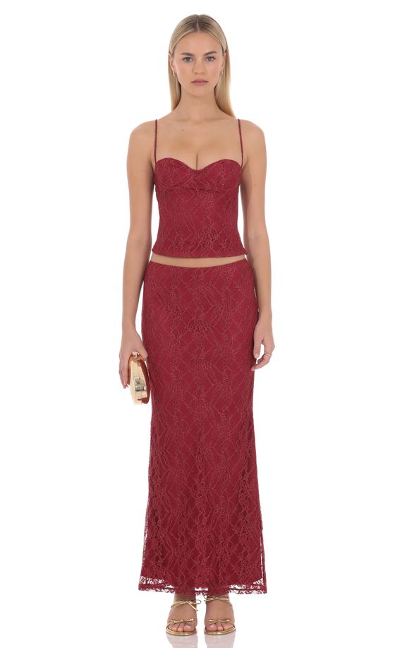 Arcella Lace Maxi Skirt