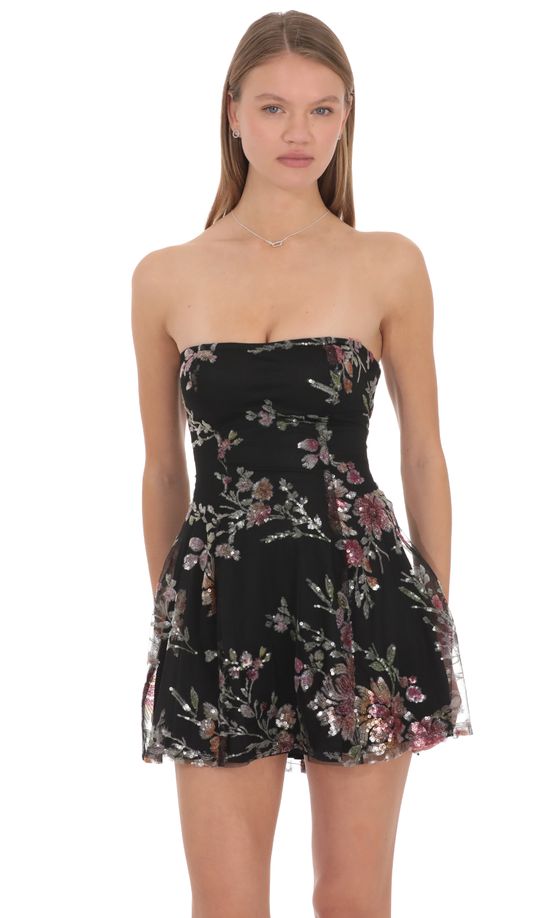 Melody Mini Dress in Black