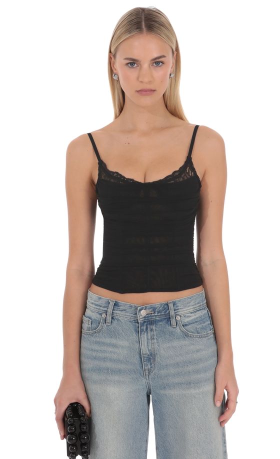 Avelyn Mesh Corset Top