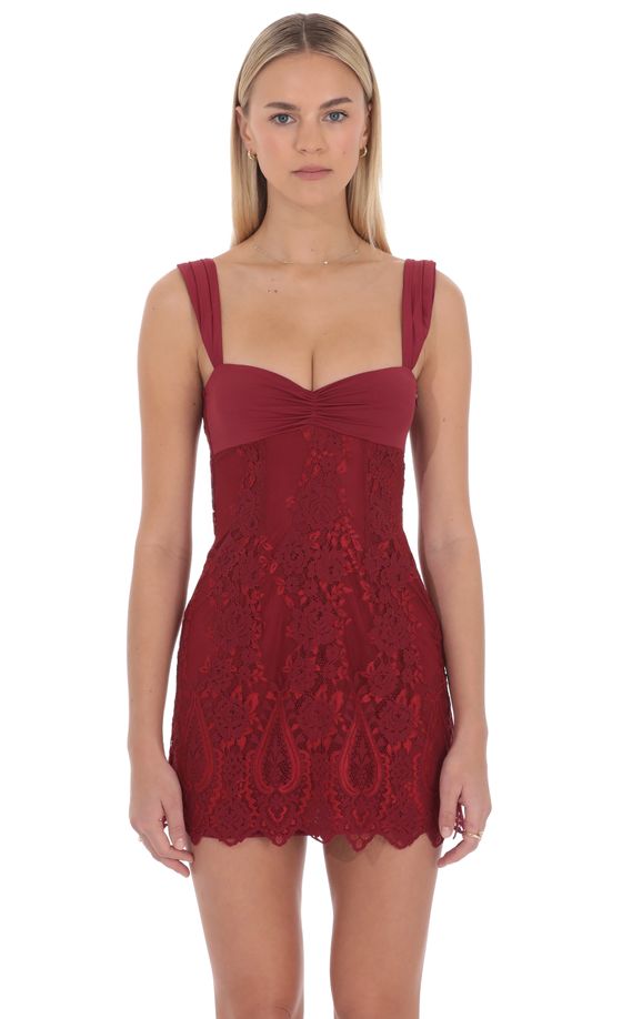 Serena Lace Mini Dress