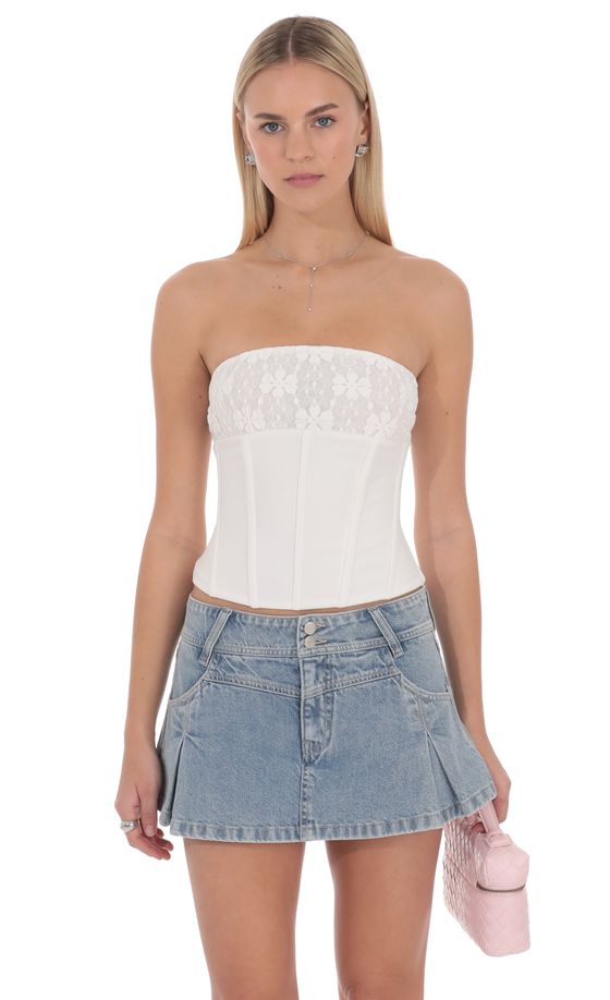 Nyelle Lace Corset Top