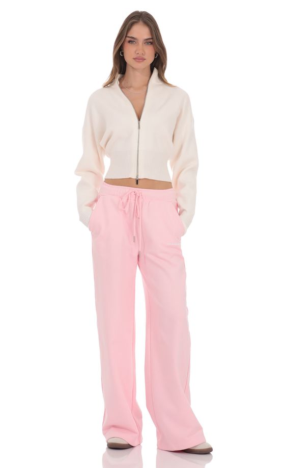 Sweatpants Pants in Pink
