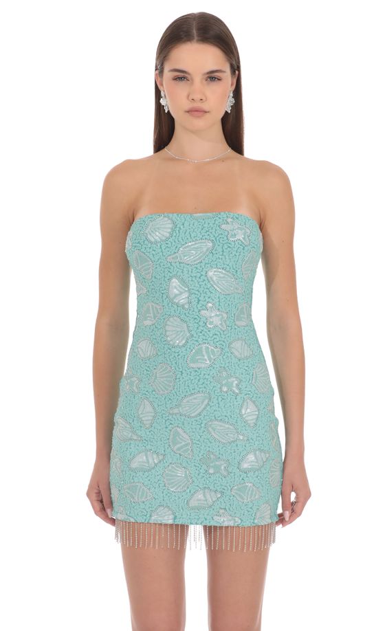 Chloe Embellished Mini Dress
