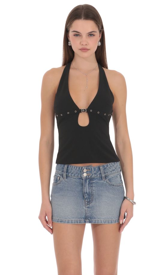 Camille Hardware Halter Top