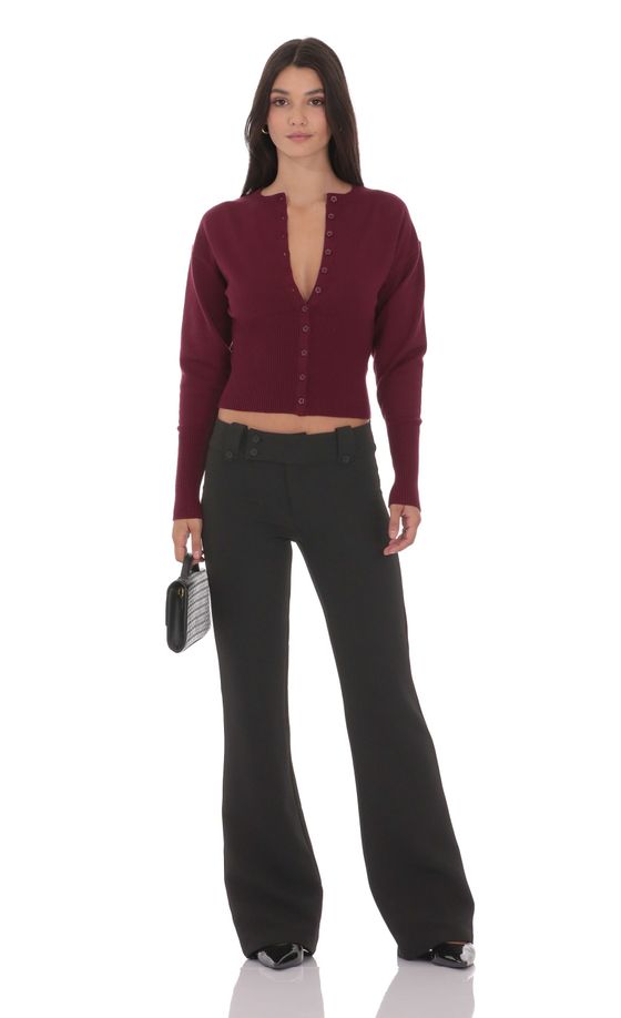 Черные брюки-палаццо