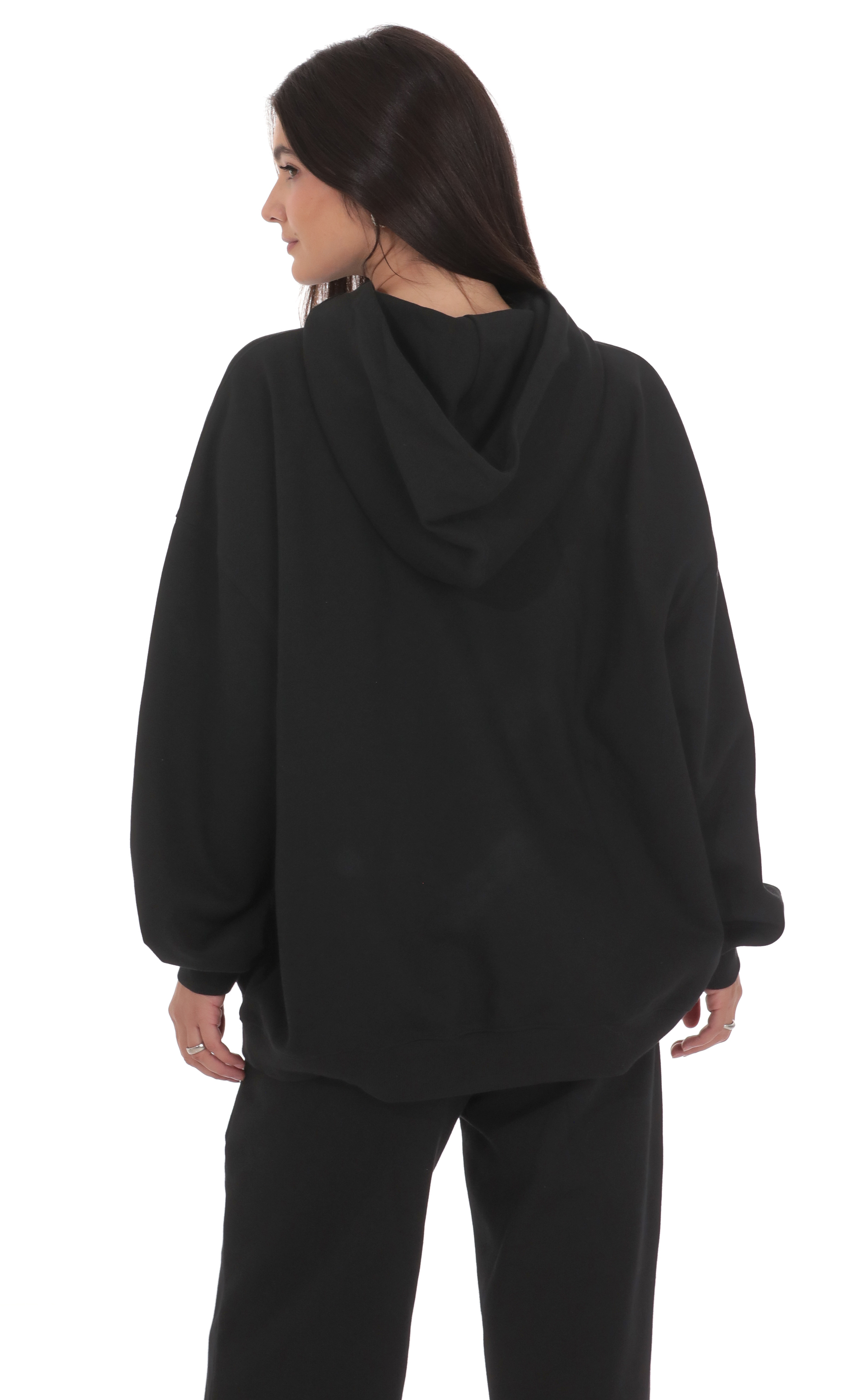 Oversized Lucy Hoodie in Black | LUCY IN THE SKY