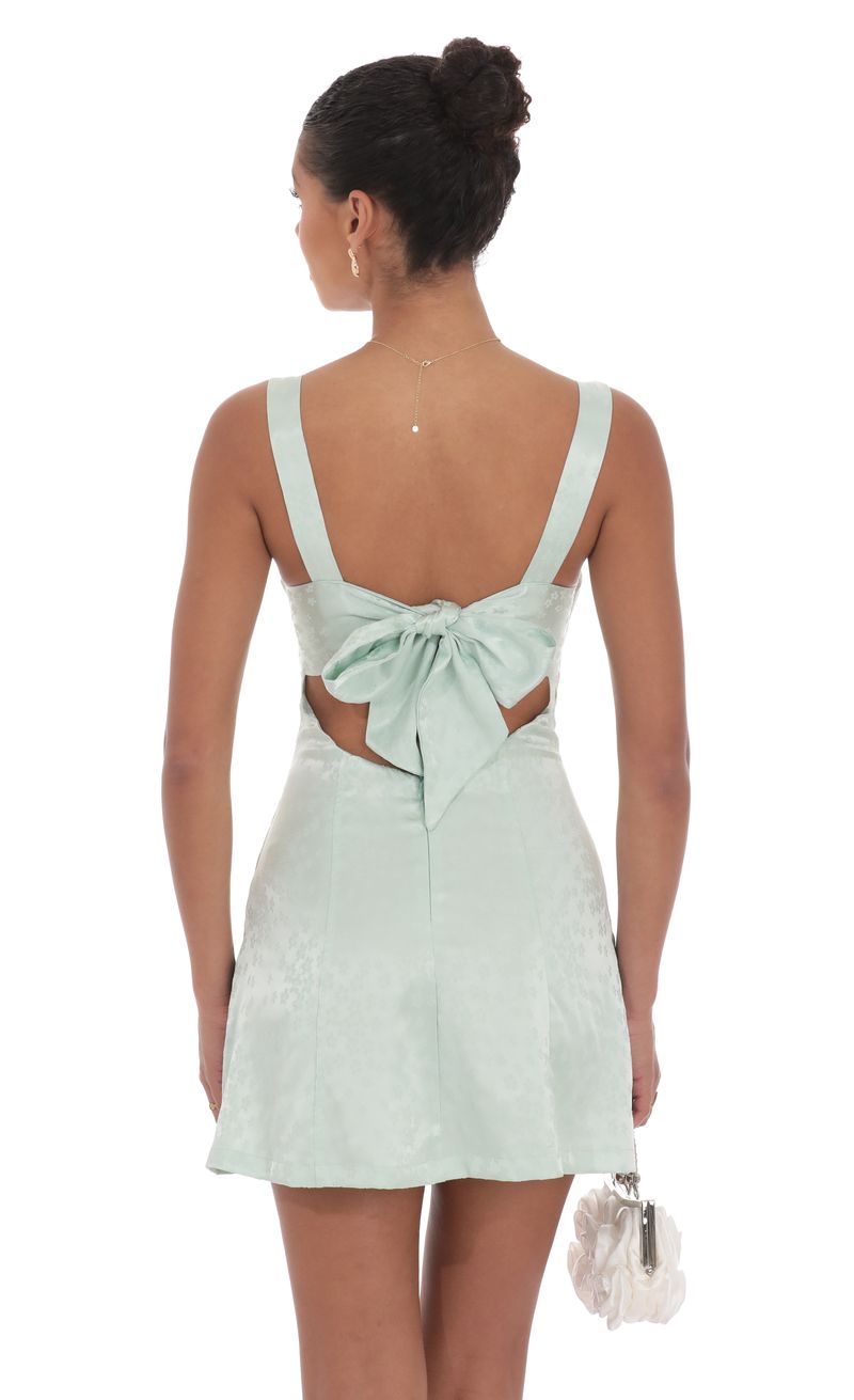 slim fit dress slacks The Green Boat Neck Cutout Back Midi Dress main image 0