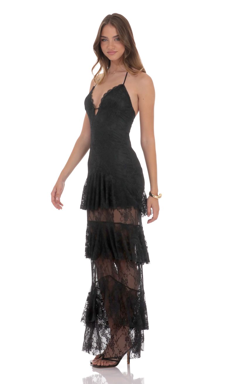 chinese dress ladies SHIRLEY LACE MAXI DRESS – Piajeh Boutique main image 0
