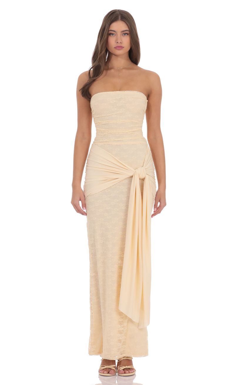 princess polly baby blue dress Alaia Beige Midi Dress