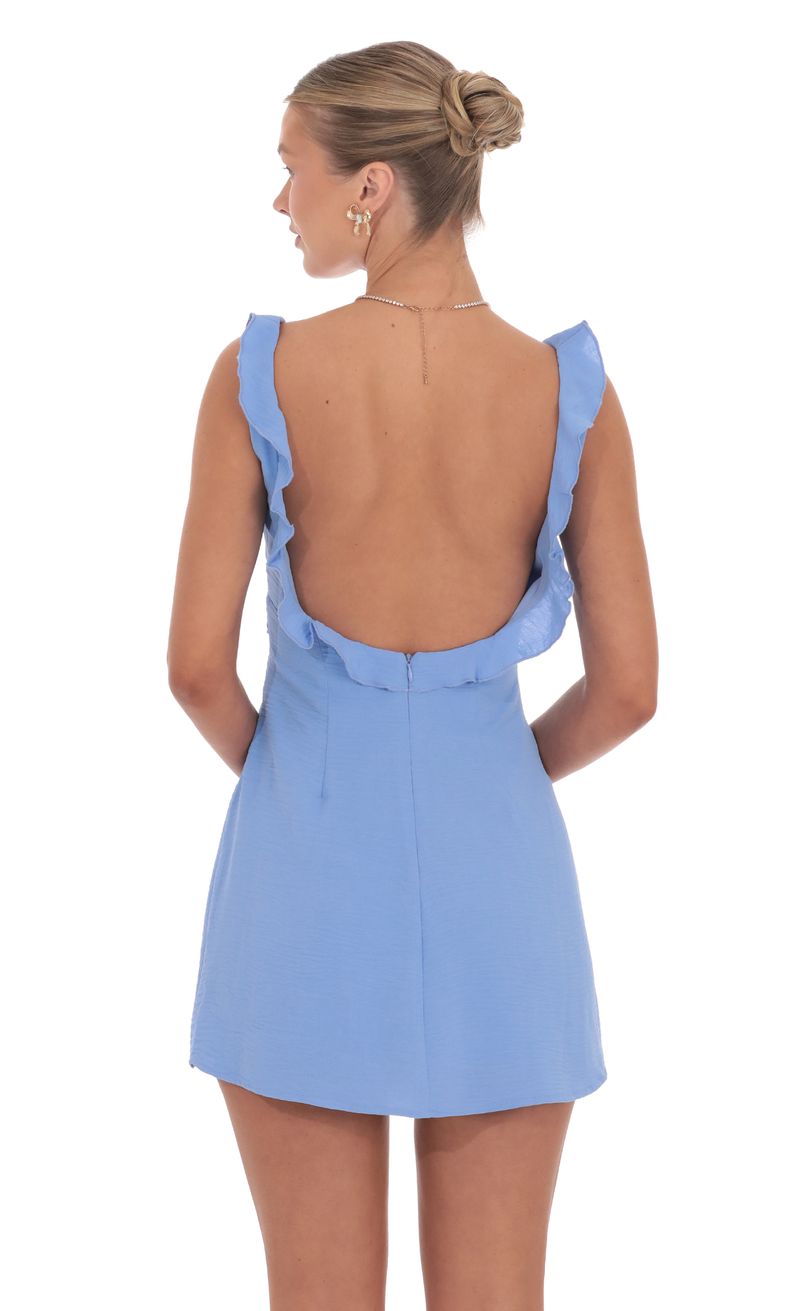 sachin and babi light blue dress Amazon.com: MasterFashion Dresses for Women Deep V Neck Long Sleeve Waist  Tie Ruffle Mini Dresses for Spring Summer Dress Light Blue: Clothing, Shoes  & Jewelry