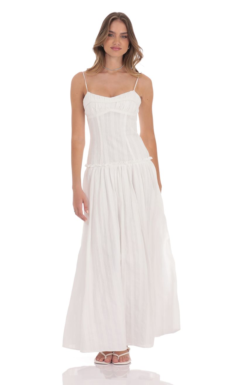 sachin and babi light blue dress Araminta Embroidered Maxi Dress - Stella Marina main image 0