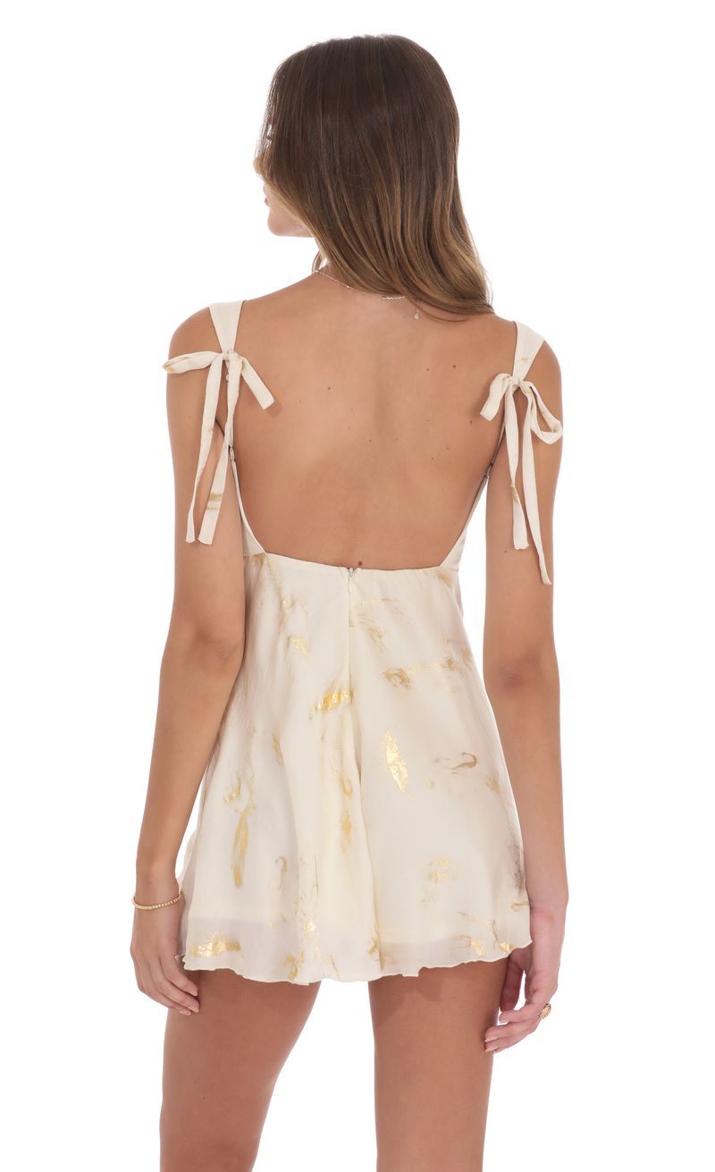 slim fit dress slacks Shona Joy - La Lune Lace Back Maxi Dress - Gold main image 0