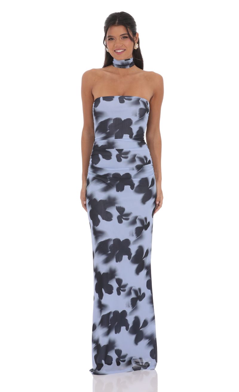 princess polly baby blue dress Crystallized Bandage Dress -Black – The Contour Closet main image 1