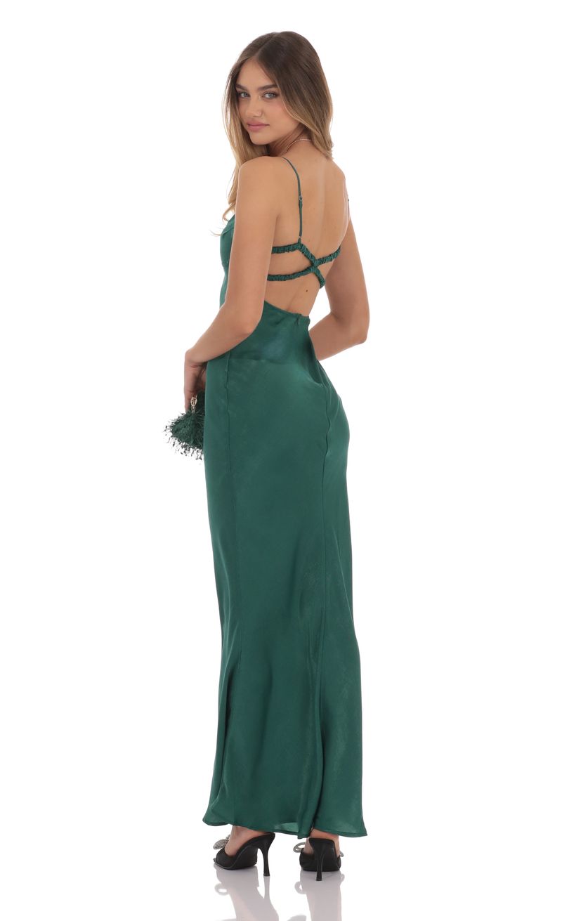 knee length dresses for ladies Nelle Floral Print Pleated Maxi Dress by Jewel Badgley Mischka