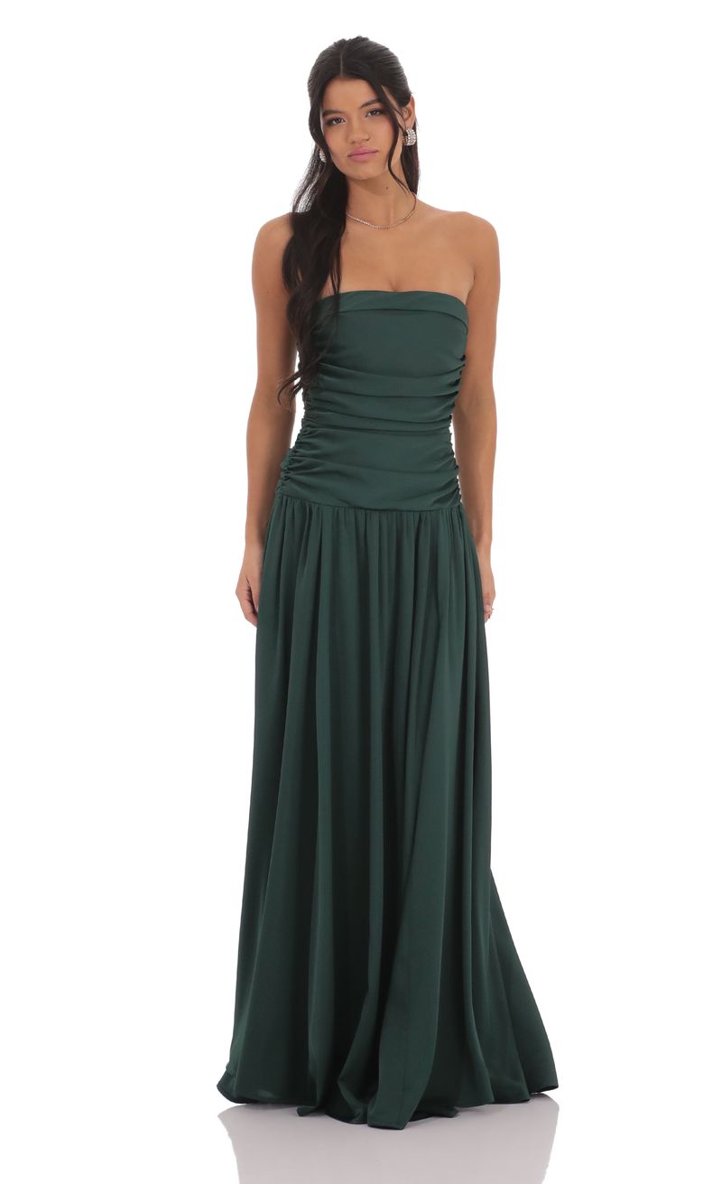 sachin and babi light blue dress MINE Womens Sage Green Tiered Maxi Dress Size M Boho Spaghetti Strap Flowy main image 1