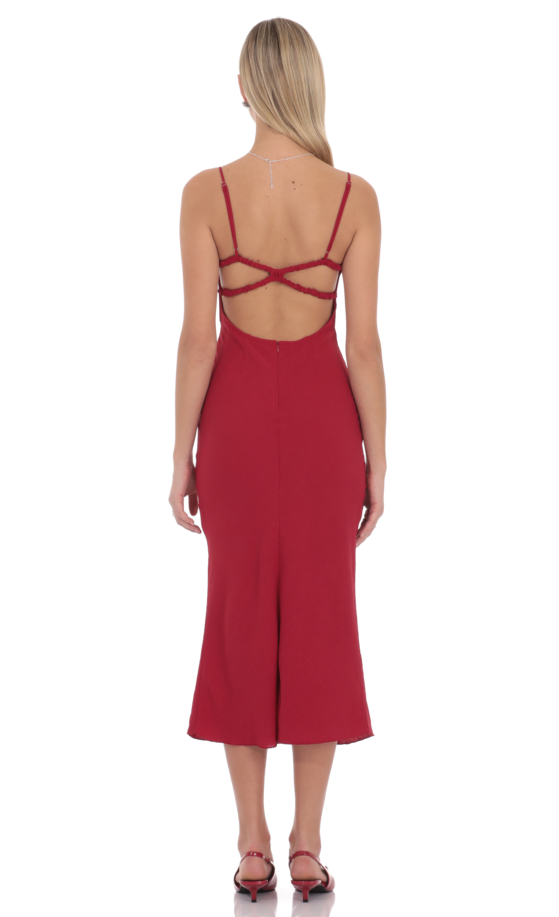 multi bridesmaid dress Multi Styles Hot Pink V-neck A-line Long Bridesmaid Dress, BD3067 –  SposaBridal main image 1