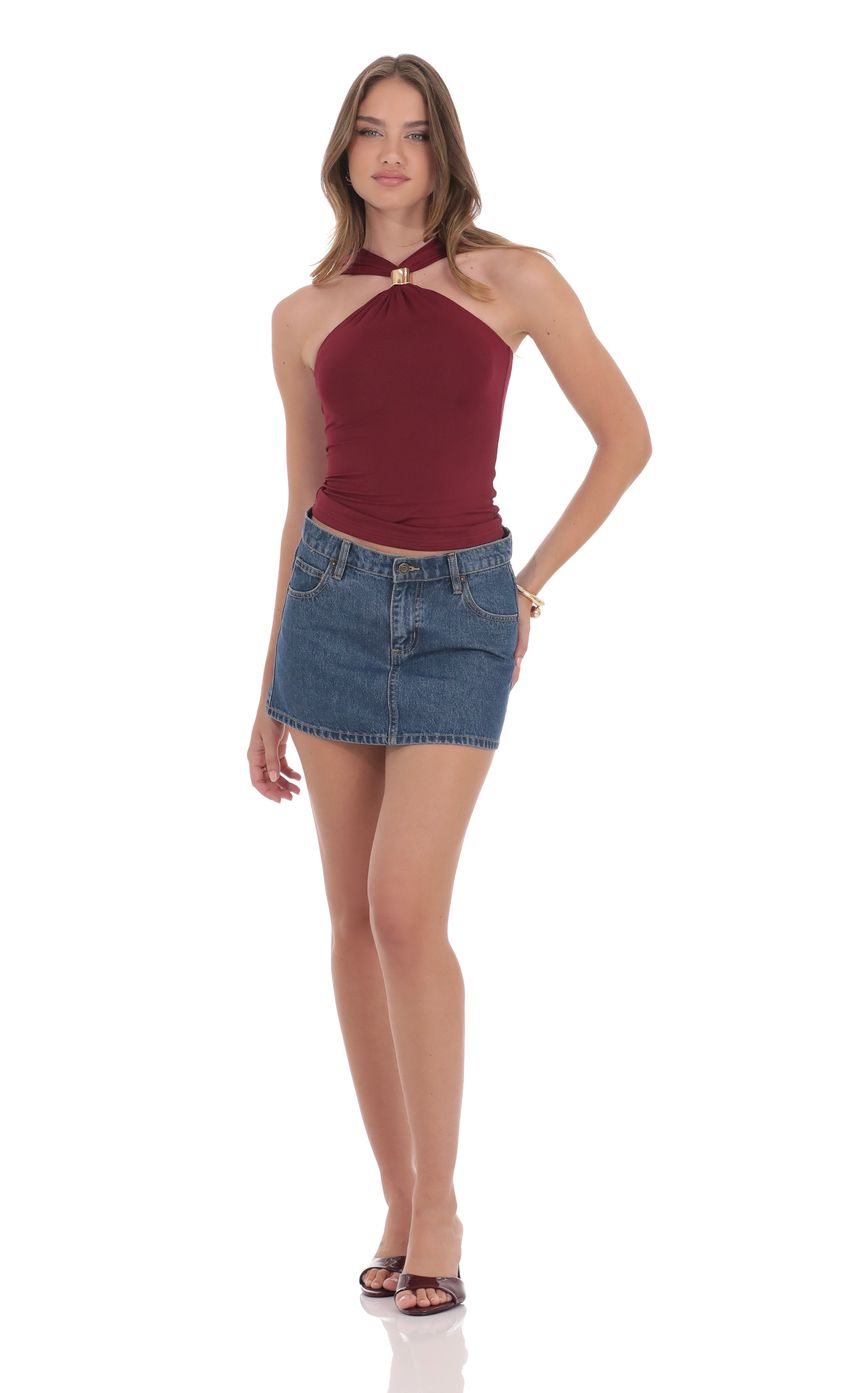 Picture Gold Embellished Top in Burgundy. Source: https://media-img.lucyinthesky.com/data/product-media/850xAUTO/0017b1b8-b344-4d56-a7f7-9e161f6099ae.jpg