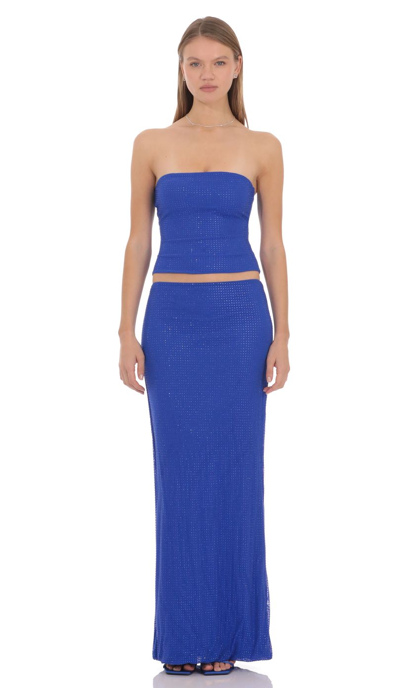 Product image for Elsie Rhinestone Maxi Skirt