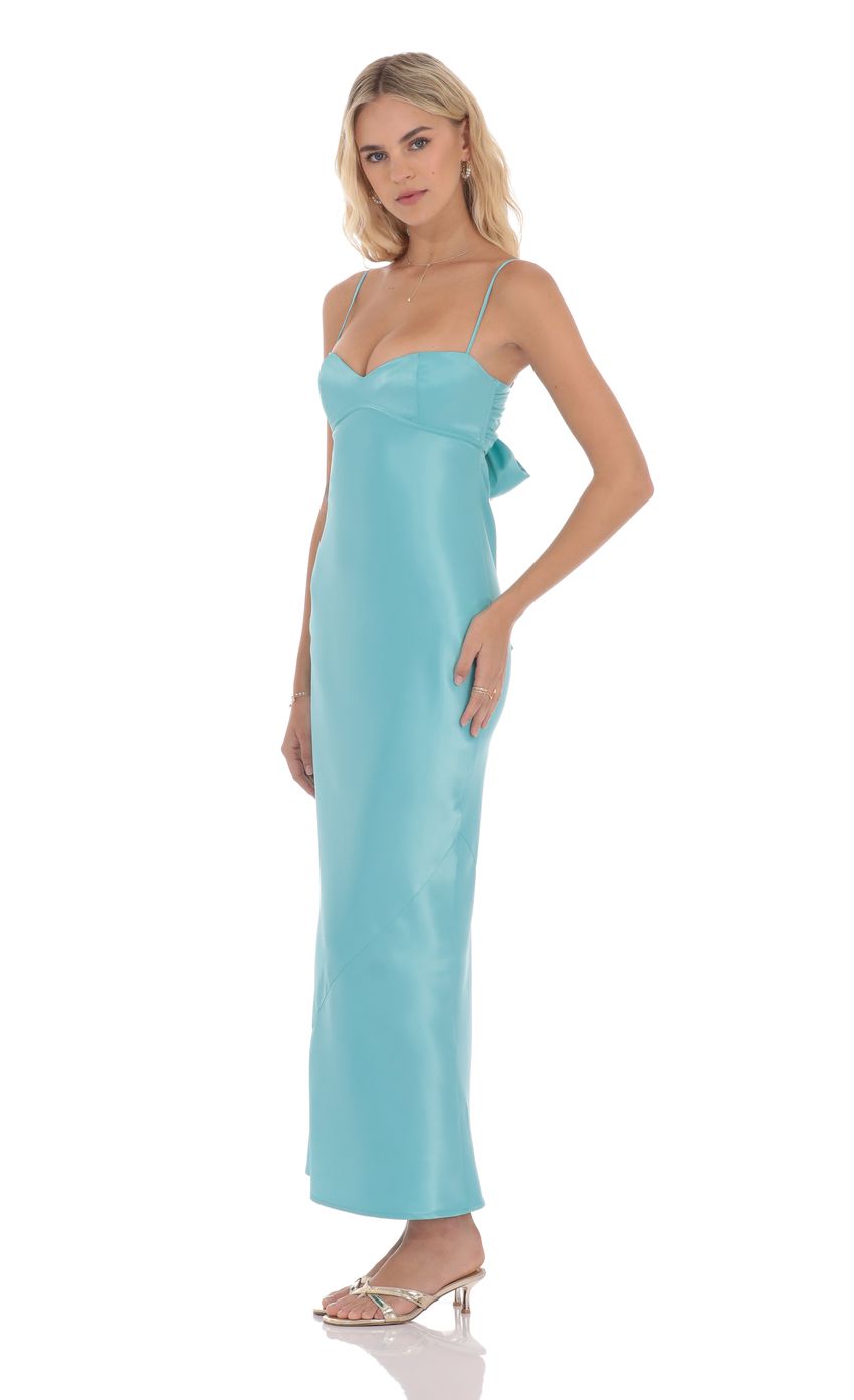 Picture Satin Back Tie Maxi Dress in Aqua. Source: https://media-img.lucyinthesky.com/data/product-media/850xAUTO/04771018-59f9-405e-adbd-13c57c94f8f9.jpg