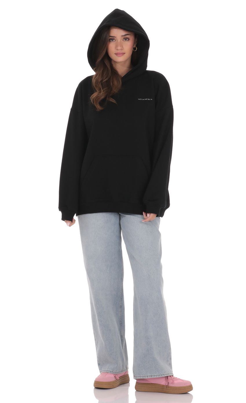 Product image for Los Angeles Oversized Hoodie in Black