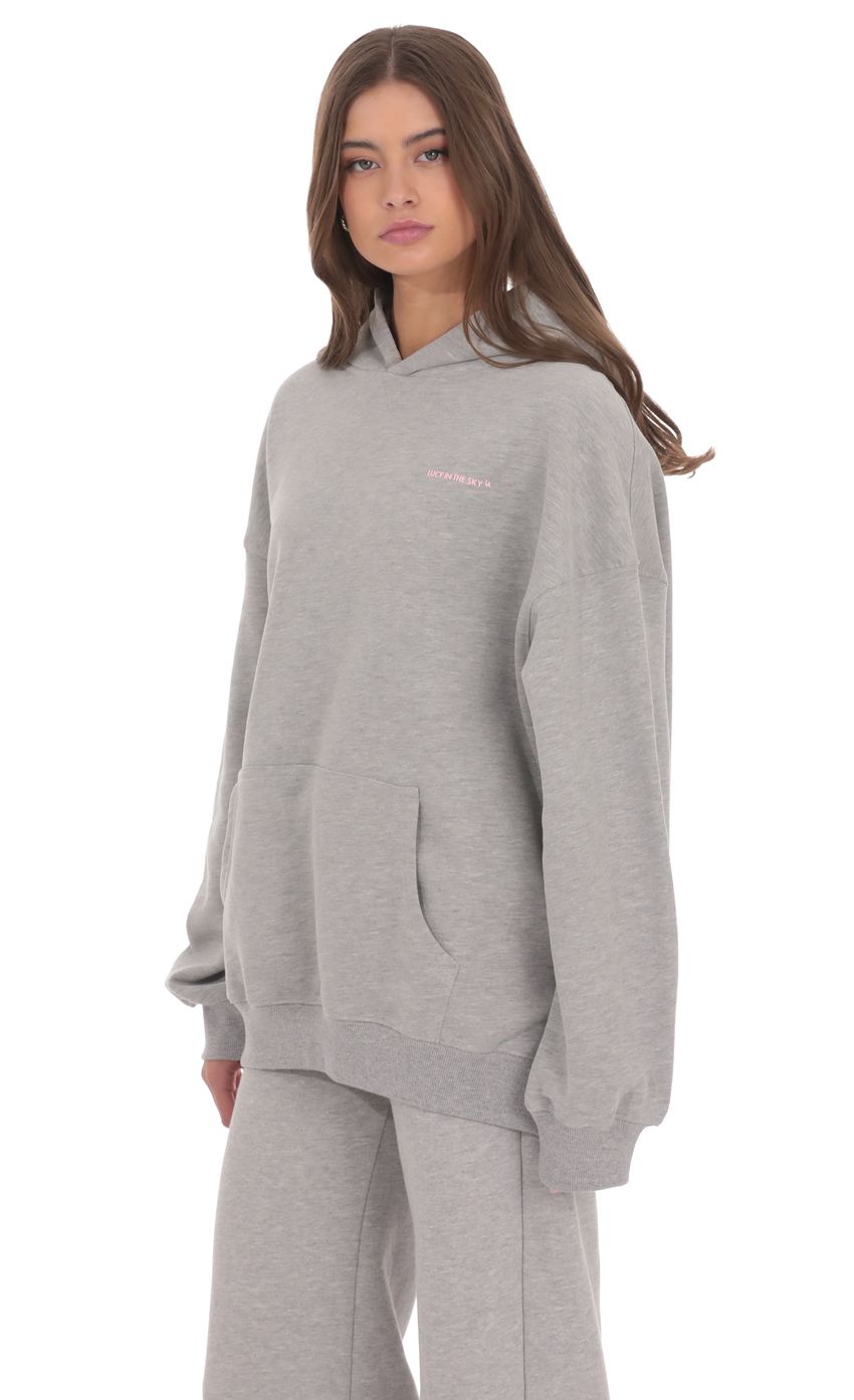 Product image for Los Angeles Fleece Hoodie in Grey