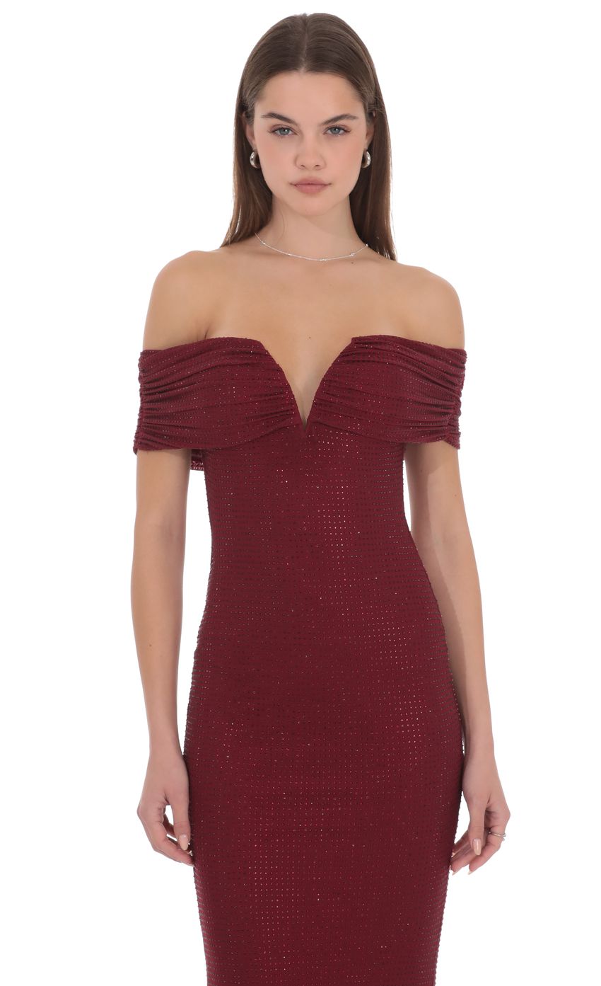 Product image for Verona Rhinestone Maxi Dress