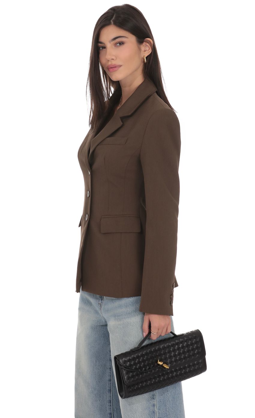 Product image for Tailored Blazer in Mocha