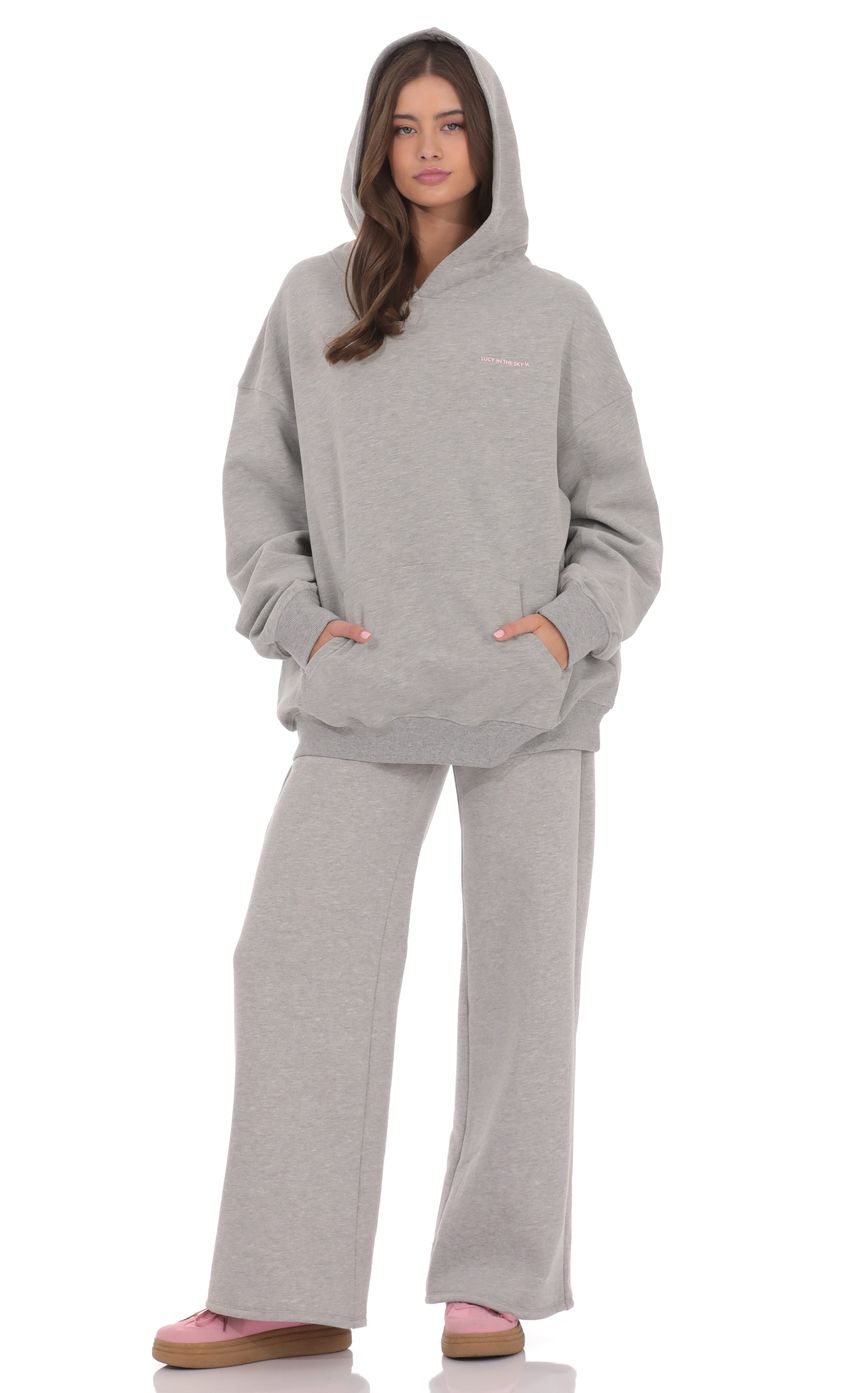 Product image for Los Angeles Fleece Hoodie in Grey