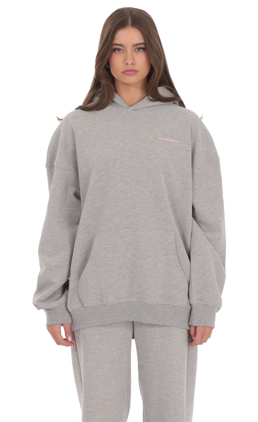 Product image for Los Angeles Fleece Hoodie in Grey