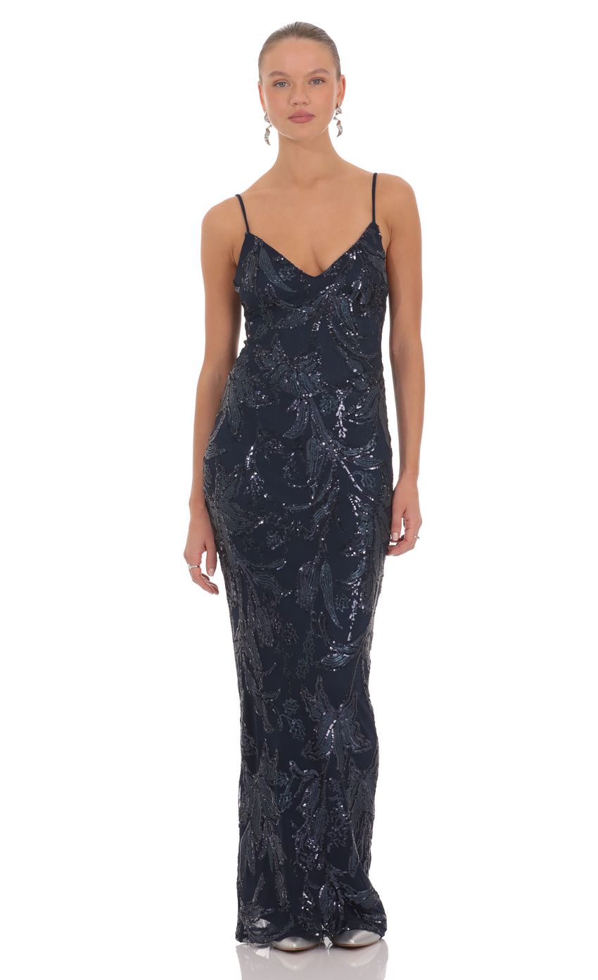 Product image for Gabriella Sequin Maxi Dress