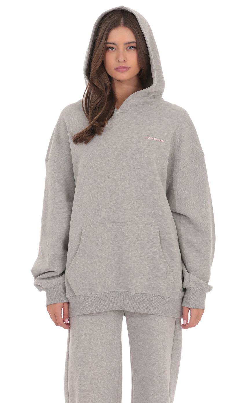 Product image for Los Angeles Fleece Hoodie in Grey