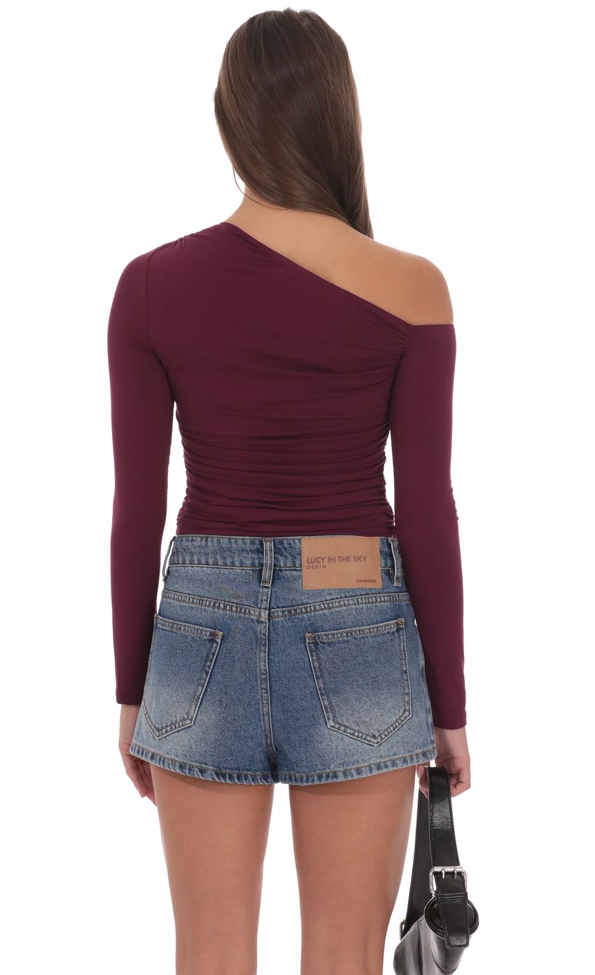 Product image for Mini Denim Skort in Blue