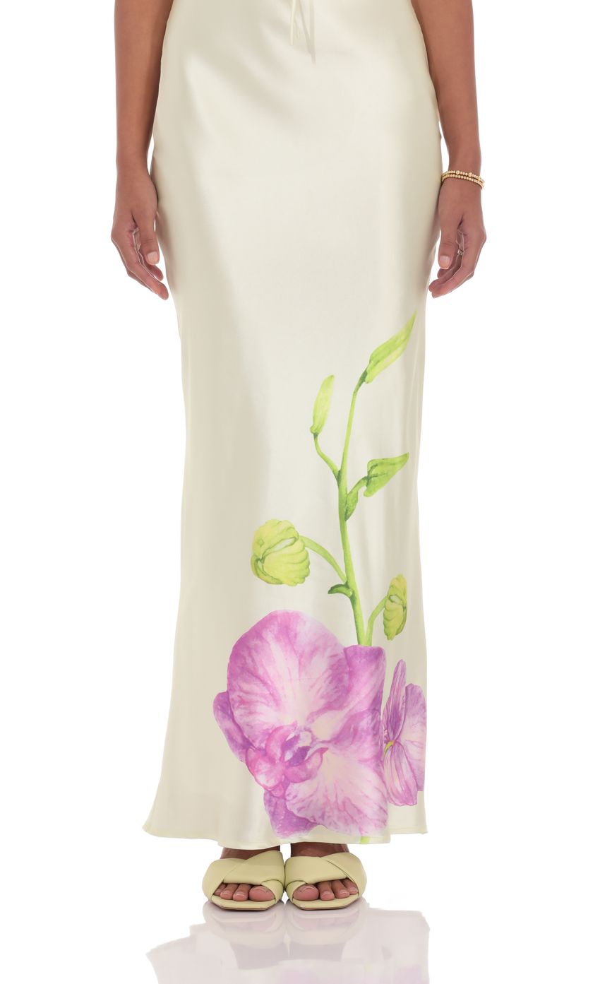 Picture Satin Front Tie Floral Maxi Dress in Pastel Green. Source: https://media-img.lucyinthesky.com/data/product-media/850xAUTO/238e2a91-7699-4ad8-b5d8-9c93b33f3927.jpg