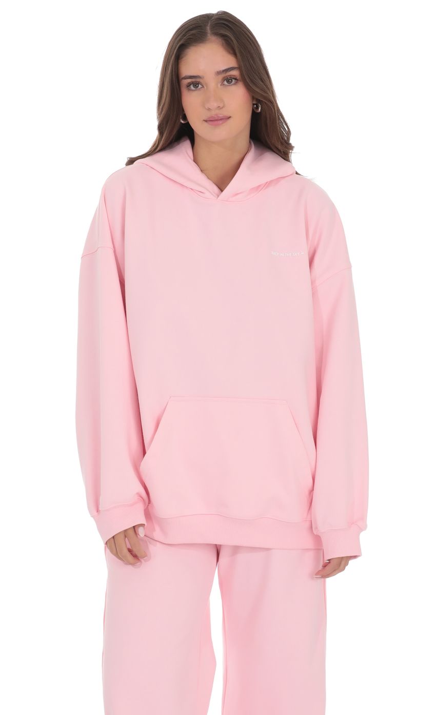 Product image for Los Angeles Print Hoodie in Pink