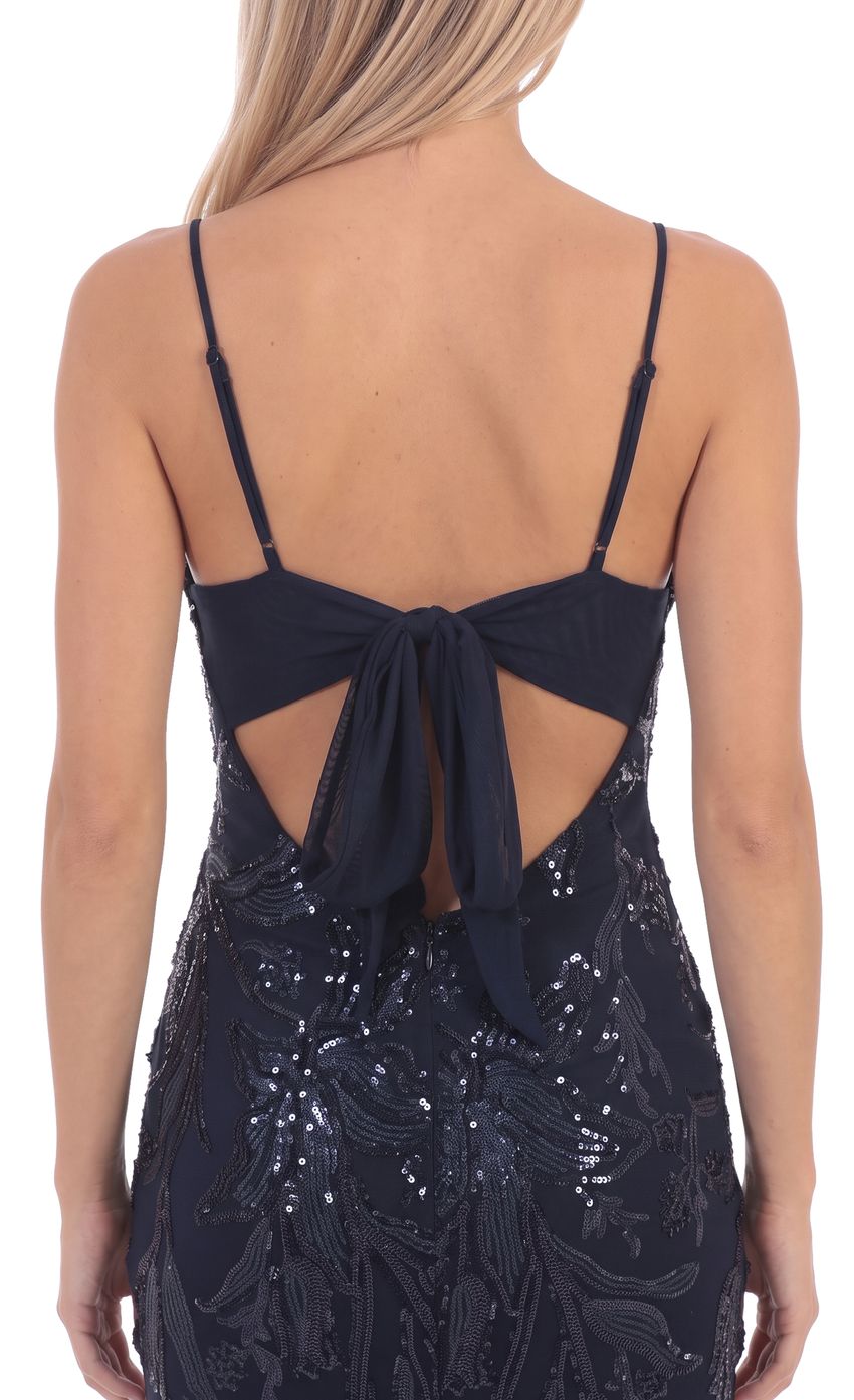 Product image for Sequin Maxi Dress in Navy